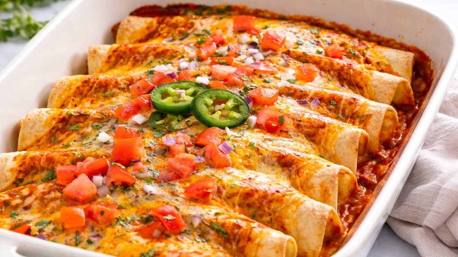 Chicken Enchiladas Recipe - Calorie & Ingredient Breakdown