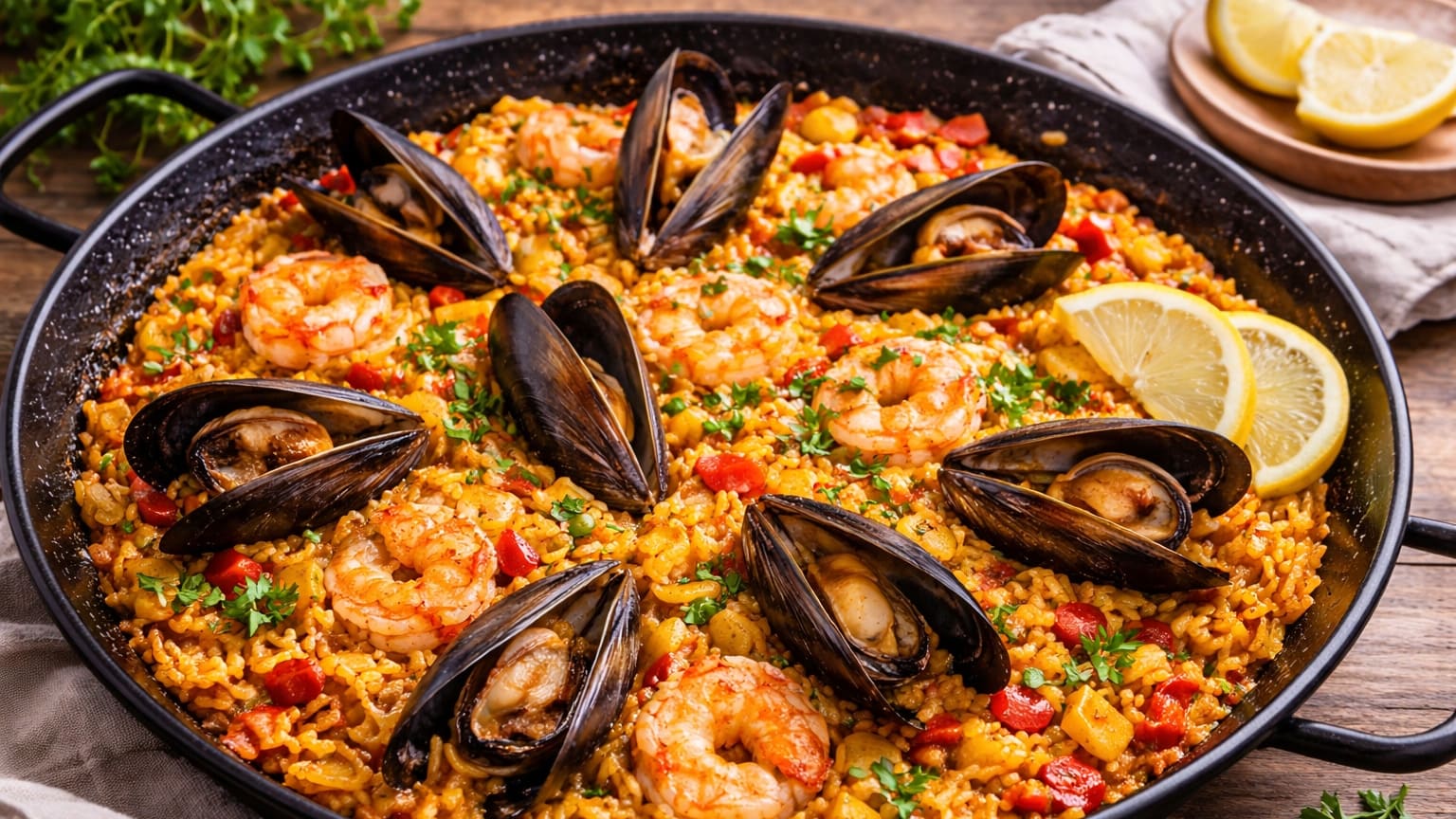 Paella Recipe - Calories, Macros & Ingredient Breakdown