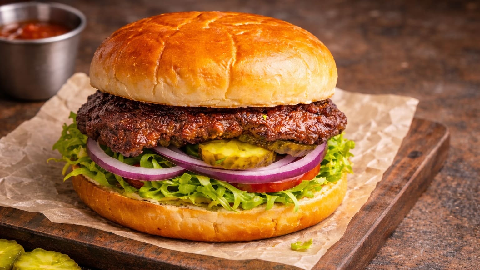 Classic Smashed Cheeseburger - Calorie & Ingredient Breakdown